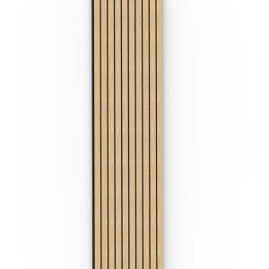 Oak Acoustic Wood Wall Panel Wide Slat Series 2 - 240x60cm