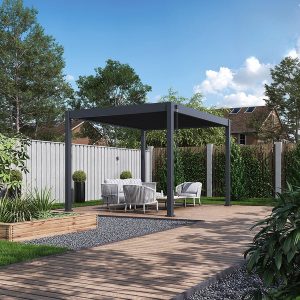 Perfect Aluminium Pergola 4m x 3m